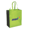 NW7048
	-NON WOVEN JUMBO GROCERY TOTE-Lime Green/Black
